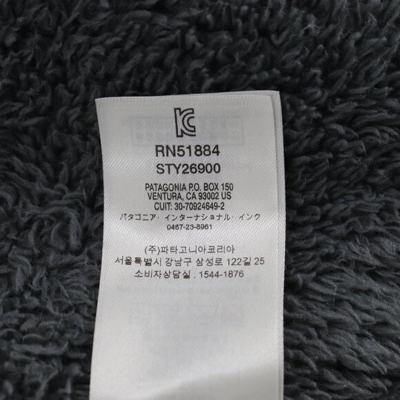 Patagonia Shirt Jacket Men XL Isthmus Quilted Snap Sherpa lined Nylon Forge gray - Picture 13 of 16